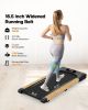 Under Desk Treadmills Walking Pad, 265LBS Capacity Portable Treadmill with Remote Control and LED Display Electric- Walking, Jogging, Running