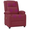 Massage Chair -Wine Red - Faux Leather