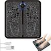 EMS Foot Massager Pad Reflexology Foot Acupoint Massage Muscle Stimulation Improve Blood Circulation Relief Pain USB Rechargeable