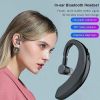 Bluetooth 5.0 Earpiece Driving Trucker Wireless Headset Earbuds Noise Canceling