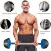 Adjustable Weights Dumbbells (Set of 2) 44Lbs - 2 in 1 Exercise & Fitness Dumbbells Barbell Set - Unisex