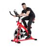 STATIONARY BIKE - Indoor Cardio Fitness Adjustable Exercise Bicycle with Flywheel