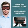 Lacette Silk Eye Mask - Light Blocking Sleep Mask, 100% Night Blindfold for Sleeping with Adjustable Strap, Comfortable (ADULT-UNISEX)