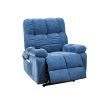 Liyasi Electric Power Lift Recliner Chair with Airbag Massage and Heating, 3 Positions, 2 Side Pockets, USB Charge Ports, High-end Quality Cloth