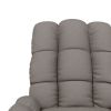 Massage Chair Taupe Fabric