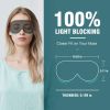 Lacette Silk Eye Mask - Light Blocking Sleep Mask, 100% Night Blindfold for Sleeping with Adjustable Strap, Comfortable (ADULT-UNISEX)