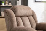Power Massage Lift Recliner Chair with Heat & Vibration, Heavy Duty and Safety Motion Reclining Mechanism - Anti-skid Fabric Contemporary Overstuffed