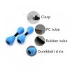 1pair Aquatic Aerobic Exercise Foam Dumbbell; EVA Water Resistance Fitness Equipment For Pool - UNISEX