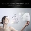 LED face mask light therapy led mask red light IR photon skin rejuvenation.