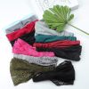 12pcs Headbands for Women Sweat Wicking Wrap Headband Elastic Turban Wide Knot Bows Head Wraps Hair Bands Running Athletic Yoga