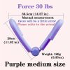 Purple Medium Yoga; Fitness Pelvic Floor Muscle Trainer; Used To Tighten Buttocks To Reduce Inner Thigh Fat; Contract Pelvic Floor Muscles