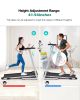 Folding Electric Treadmill with Desk - 265lbs limit - Jogging/Running/Walking - Small Apartment Home Gym Fitness