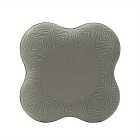 1pair Yoga Knee Elbow Joint Protection Pad; Portable Fitness Exercise Thickened Non-slip Yoga Mat; Yoga Pilates Fitness Equipment (Color: Grey)