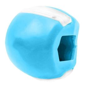 Jaw Exercise Rope Facial Toner and Exerciser Jaw Trainer Auxiliary Rope Fitness Balls Portable Fitness Tool (Ships From: China, Color: Blue)