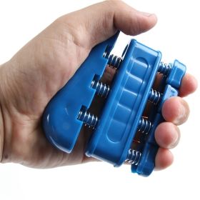 1pc Hand Grips Strengthener Fingers Strength Training Exerciser For Rehabilitation (Color: Black)