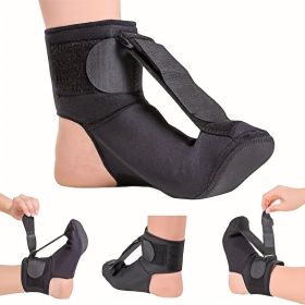 Plantar Fasciitis Night Sock(one piece)Soft Stretching Boot Splint for Sleeping - Achilles Tendonitis Foot Support Brace-Heel Pain Relief Compression (size: S (US Women5-6.5))
