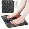 USB Rechargeable Foot Massager Mat - Relax and Rejuvenate Your Feet with Leg Circulation and Massage with or without remote control options