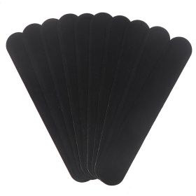 Hat Sweat Liner - Cloth - Skin Friendly & Absorbent - Self-Adhesive - Sizing Tape Hat Anti-Dirty Pads for Golf/Baseball/Tennis Caps (20 pieces) (Applicable People: Outdoor Sport, Color: Black)