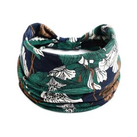 Bohemian Bandanas Elastic Hair Bands Yoga Headband Women Headwear Print Vintage Cross Unisex Scrunchies Hair Accessories (Color: Style 2)