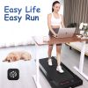 Walking/Jogging Pad Treadmill Under Desk - 265 lbs Capacity - Remote Control, Installation-Free - Bluetooth and LED Display.