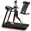 Folding Treadmill - 3.5HP Portable Foldable with Incline, for Running Walking Jogging Exercise with 12 Preset Programs, Indoor, Space Saving, APP