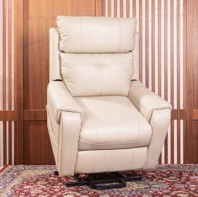 Lehboson Lift Chair Recliners, Electric Power Recliner Chair Sofa, massage and heating (Beige) (Color: as Pic)
