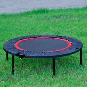 40 Inch Mini Exercise Trampoline for Adults or Kids - Indoor Fitness Rebounder Trampoline with Safety Pad | Max weight is 300 lbs (Color: as Pic)
