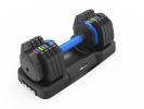 Adjustable Dumbbell - 55lb Single Dumbbell with Anti-Slip Handle, Fast Adjust Weight by Turning Handle with Tray,  Full Body Workout
