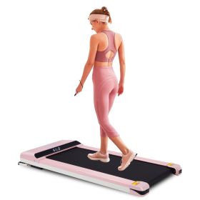 Treadmill - Under Desk Walking Pad - Mini Portable Treadmill with APP Remote Control and 16 Inch Running Area. 198-pound Limit (Color: as Pic)