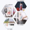 Glass Water Tumbler with Straw - Silicone Grip - Bamboo Lids - Reusable 20oz