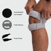 1pc Adjustable Sports Patella Pad Knee Support Brace Unisex-Available colors: Pink, Gray or Black