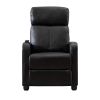Electric Recliner for the Elderly with Massage Therapy and Heat;  Simple Pushback;  Power Chair& Small Sofa Suitable for Living Room & Bed Room
