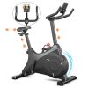 Spin Bike - Smooth Belt Drive - Adjustable with LCD monitor (track time, calories, distances, speed, and heart rate)