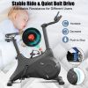 Spin Bike - Smooth Belt Drive - Adjustable with LCD monitor (track time, calories, distances, speed, and heart rate)