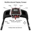 Folding Treadmill - 3.5HP Portable Foldable with Incline, for Running Walking Jogging Exercise with 12 Preset Programs, Indoor, Space Saving, APP