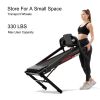 Folding Treadmill - 3.5HP Portable Foldable with Incline, for Running Walking Jogging Exercise with 12 Preset Programs, Indoor, Space Saving, APP