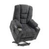 EMON'S Large Power Lift Recliner Chair with Massage and Heat, Overstuffed Wide, Heavy Duty Motion Mechanism with USB and Type C Ports
