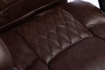 High Back Massage Reclining Office Chair with Footrest - Massaging Lumbar Cushion, Adjustable Angle, Breathable Thick Padding