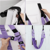 Adjustable Aerial Yoga Strap; Elastic Stretch Door Hanging Yoga Belts Hammock Swing Fitness Handstand Rope Training Device