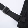 Adjustable Weightlifting Belt with Shoulder Strap Back Braces Support for Lower Back Pain Weightlifting Support Movers Exercise Workout Fitness Black