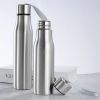 Sip In Style with our 750ML or 1000ML Stainless Steel Water Bottles with handle – Ideal for The Fitness Enthusiast