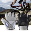 Training Gloves Non-Slip Fingerless Palm Protector -- Unisex -- Sweat-wicking Ridding Gloves for Outdoor Sports - 1 Pair