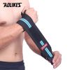 AOLIKES 1 PCS Wristband Wrist Support Weightlifting Gym Training Wrist Support Brace Straps Wraps CrossFit Powerlifting