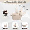 Lehboson Lift Chair Recliners, Electric Power Recliner Chair Sofa, massage and heating (Beige)