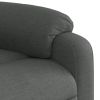 Electric Massage Recliner Chair Dark Gray Fabric