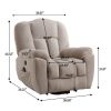 Power Lift Recliner Chair Recliners for Elderly with Heat and Massage Recliner Chair for Living Room with Infinite Position and Side Pocket,USB Charge