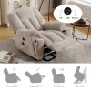 Power Lift Recliner Chair Recliners for Elderly with Heat and Massage Recliner Chair for Living Room with Infinite Position and Side Pocket,USB Charge