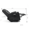 EMON'S Large Power Lift Recliner Chair with Massage and Heat, Overstuffed Wide, Heavy Duty Motion Mechanism with USB and Type C Ports