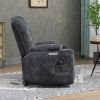 EMON'S Large Power Lift Recliner Chair with Massage and Heat, Overstuffed Wide, Heavy Duty Motion Mechanism with USB and Type C Ports