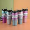 Random Color - Diamond Paint - Stainless Steel Cup Car Travel - Insulation Cold Coffee Cup - Water Bottle